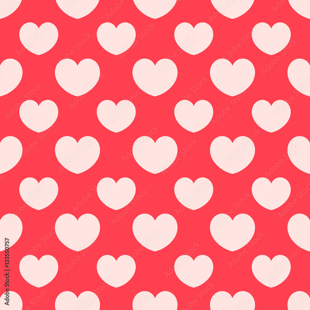 Cute pink hearts pattern Cute pink hearts pattern