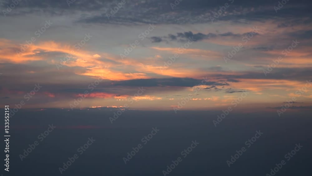 Sunrise looking east from the summit of Mount Whitney in California's Eastern Sierra Nevada