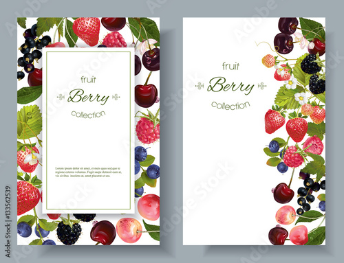Berry mix banners