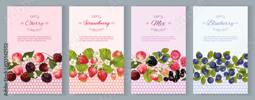 Berry vertical banners