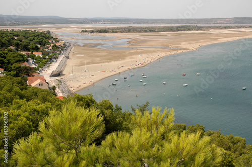 Leucate, Aude, quartier de La Franqui, la plage photo