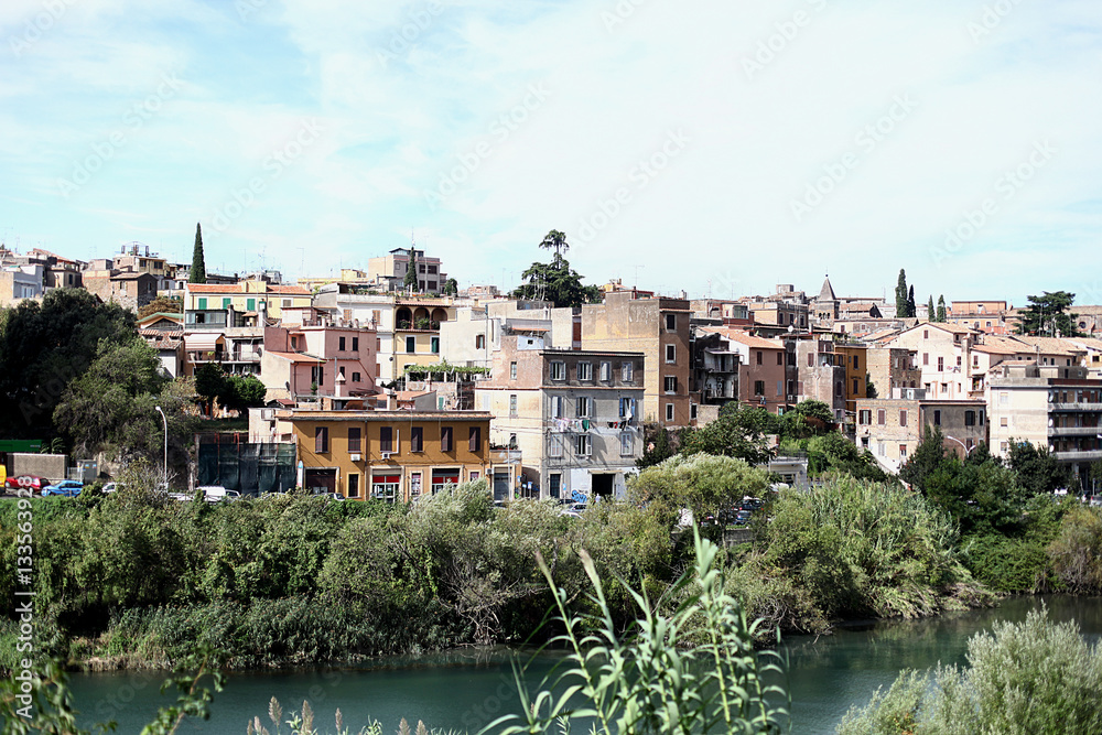 View of the town Tivoli, Italy