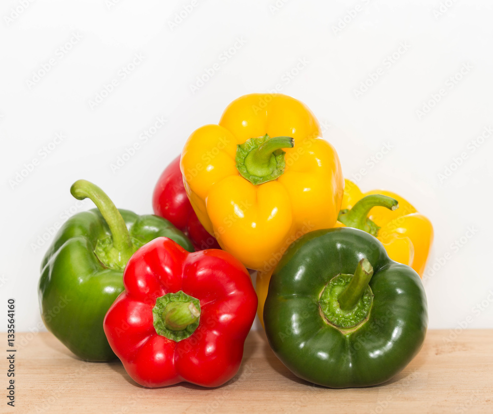 Colorful Peppers. Colorful Peppers.
