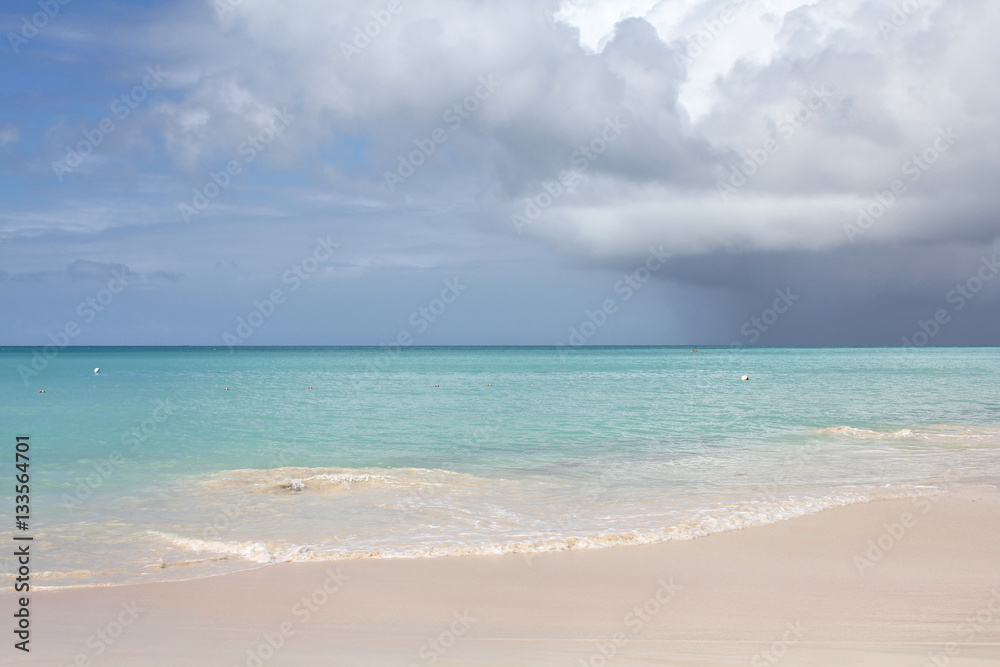 Paradise beach in Antigua