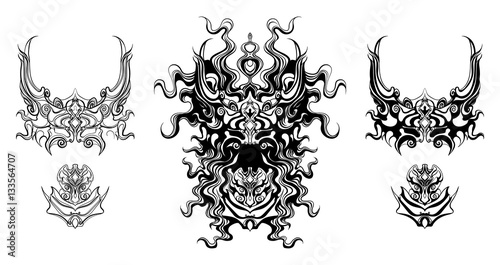 long-haired Valkyrie in a beautiful helmet