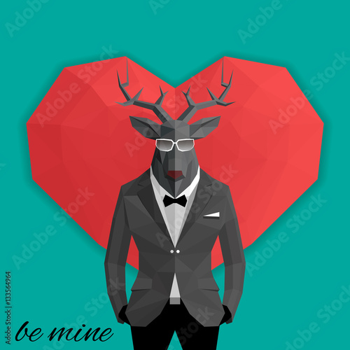 Deer & heart