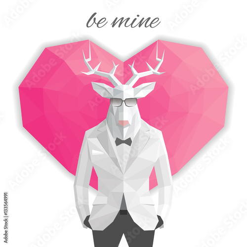 Deer & heart.