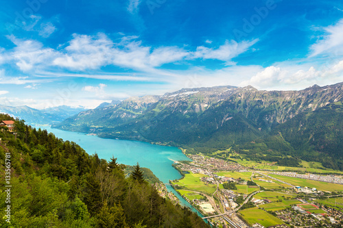 Panoramic view of Interlaken photo