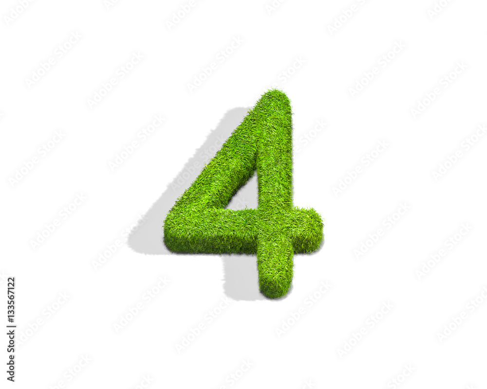 Grass number 4 from top angle with shadow on ground. Grass number 4 from top angle with shadow on ground.