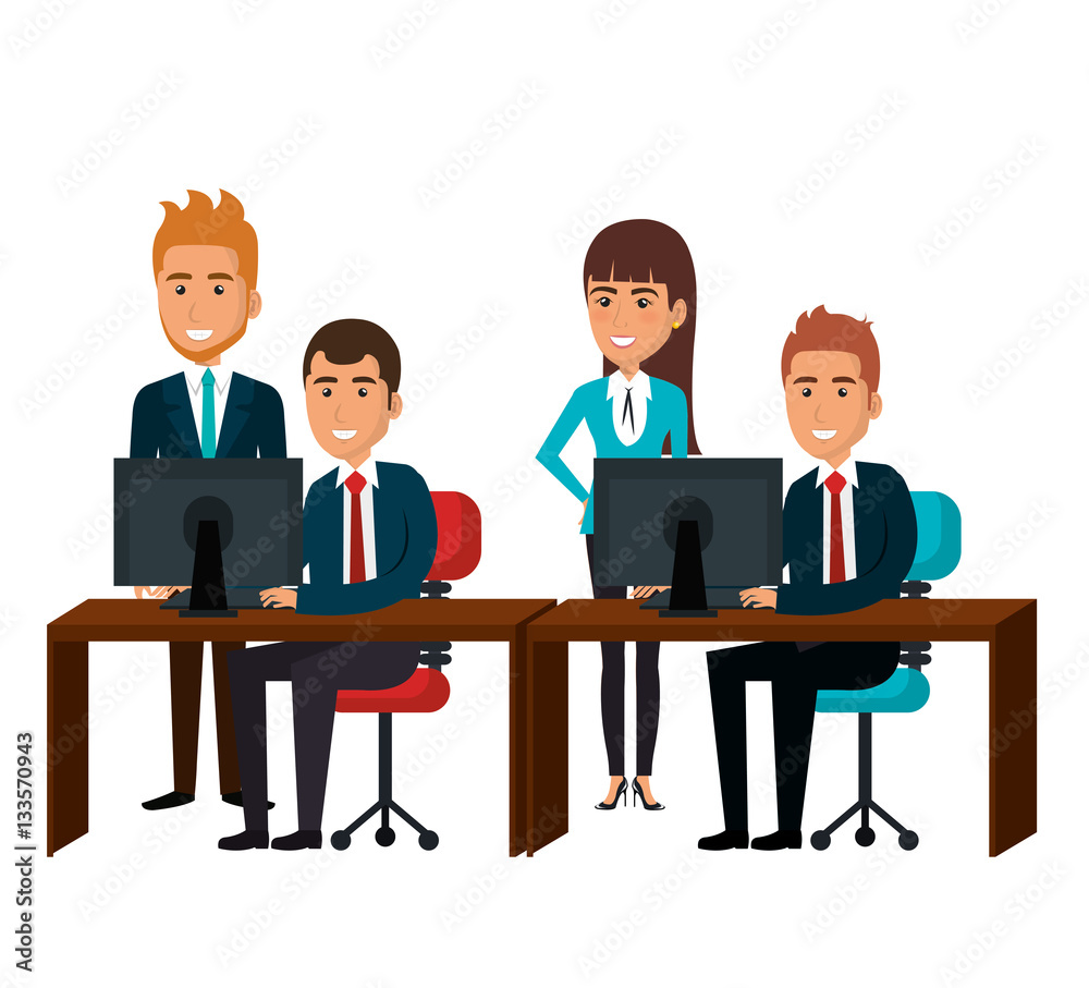 bussiness people working icon vector illustration design bussiness people working icon vector illustration design