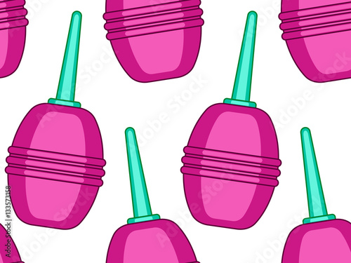 Enema syringe pattern