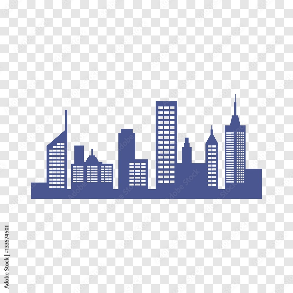city silhouette icon vector city silhouette icon vector