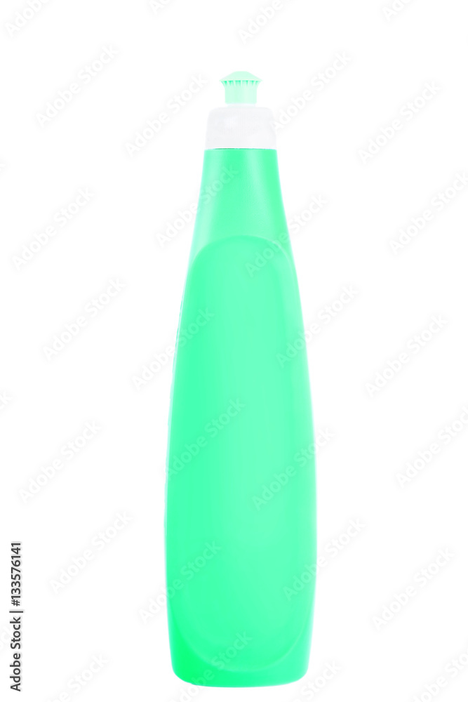 Plastic bottle for cleaning.