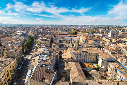 Panoramic view of Bordeaux