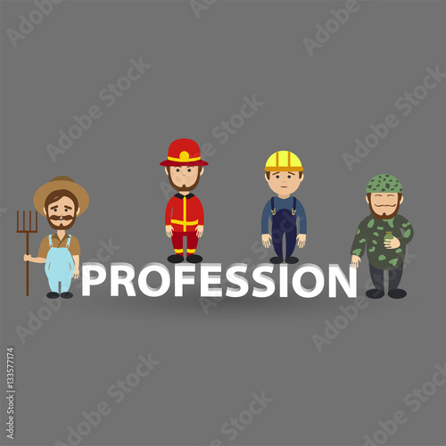 different professions