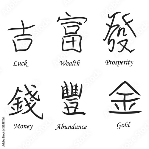 Chinese Finance Hieroglyphs