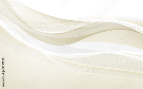 Abstract beige waves - data stream concept. Vector