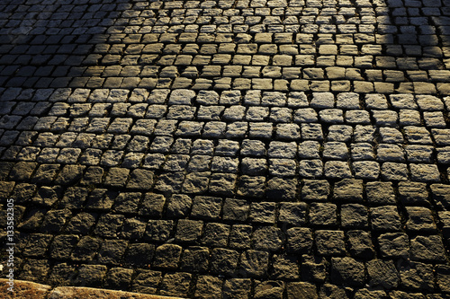 old stone pavement photo