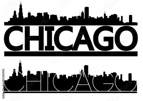 Chicago Skyline VEctor