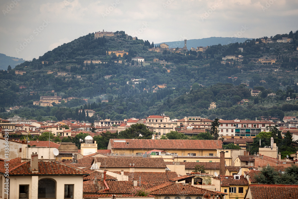 Fototapeta premium Rooftop views over Florence