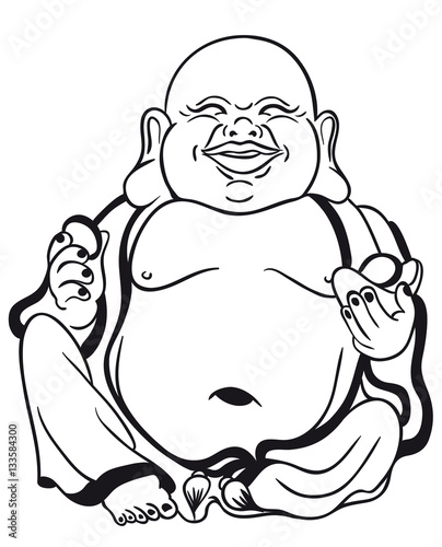 Little Buddha Vector
