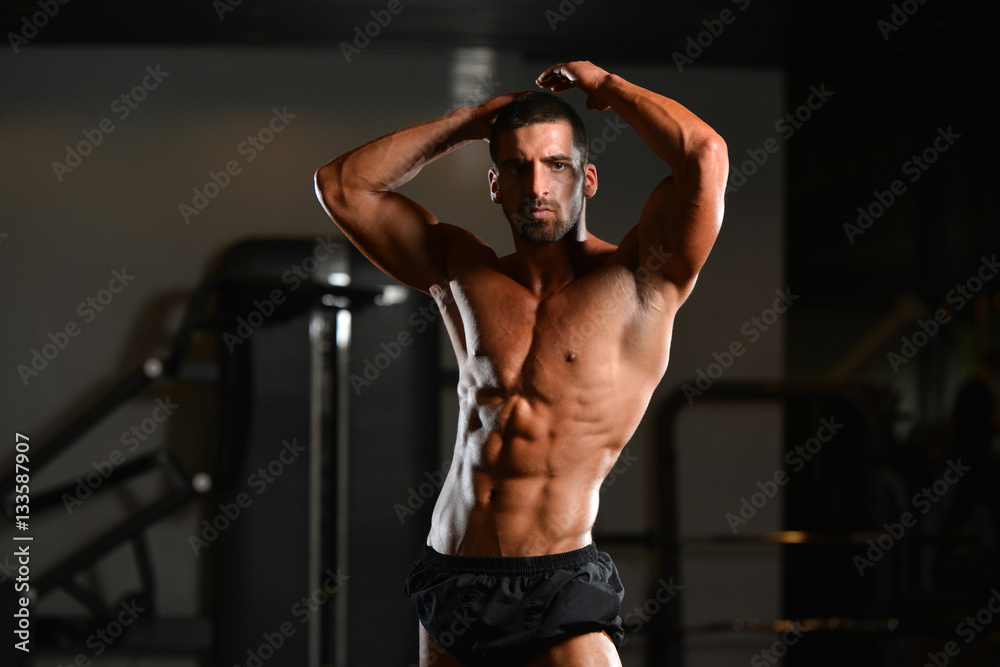 Healthy Man With Six Pack Healthy Man With Six Pack