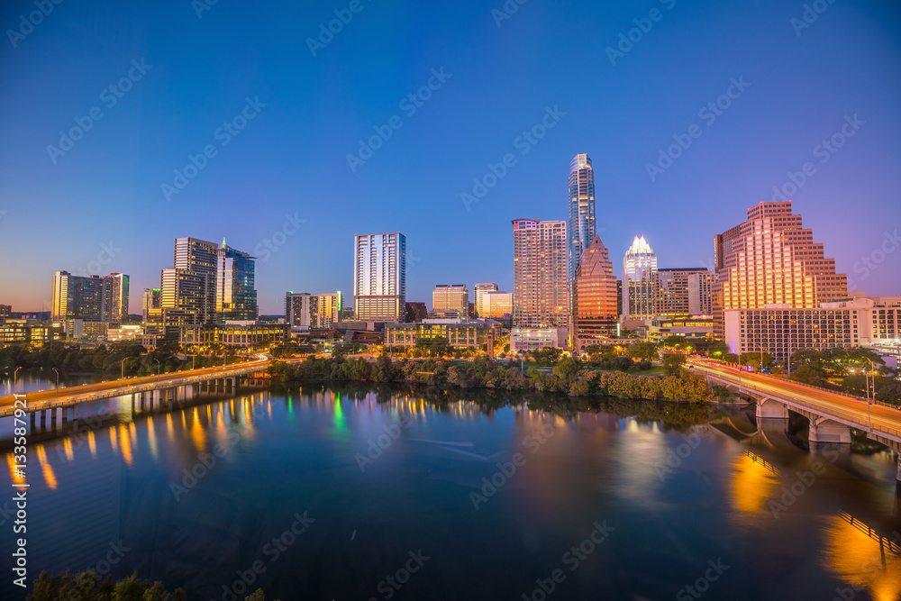 Fototapeta premium Downtown Skyline of Austin, Texas