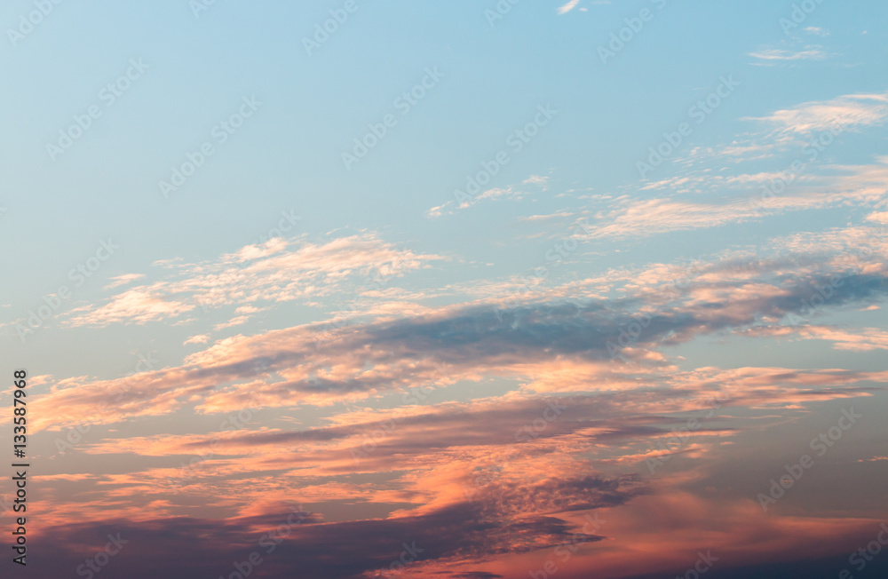 colorful dramatic sky with cloud at sunset colorful dramatic sky with cloud at sunset