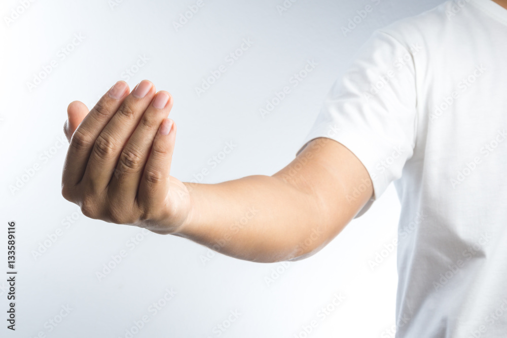 Obraz premium hand with invite gesture