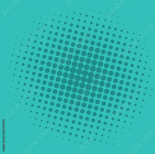 Tosca Green Pop Art Comic Background Pattern Illustration Vector