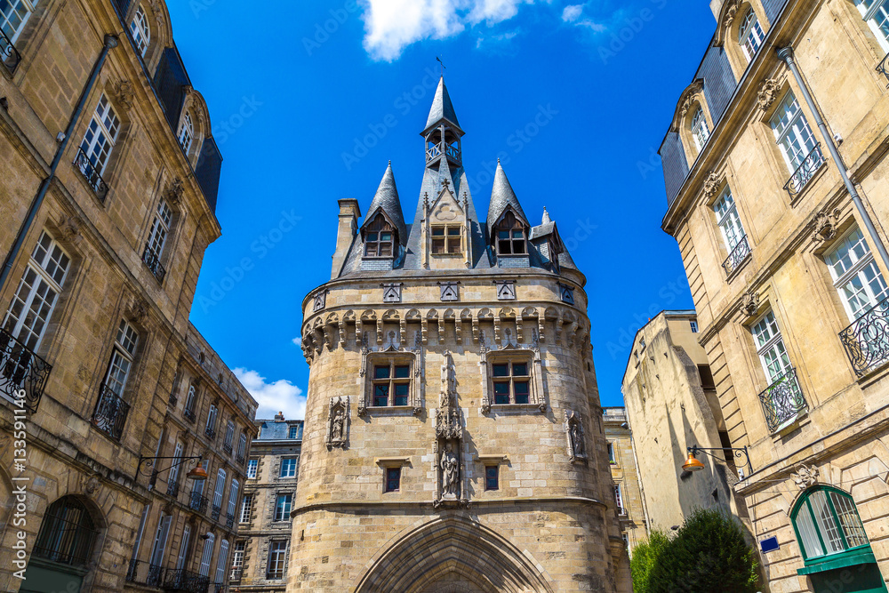 Fototapeta premium La Porte Cailhau in Bordeaux