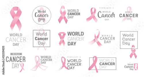 World cancer day vector design.