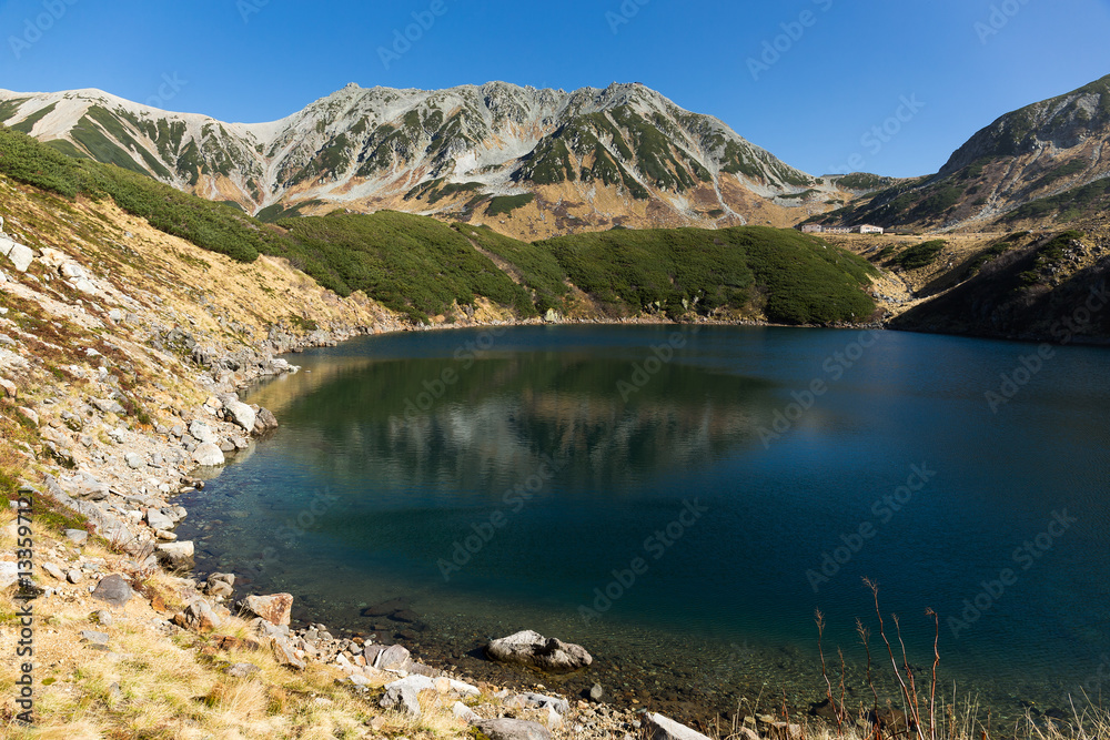 Mikurigaike pond in Tateyama