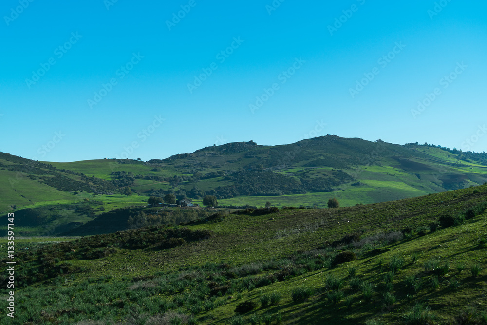 Obraz premium mountains and hills 