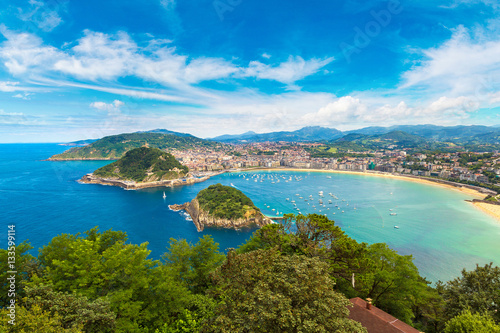 Panoramic view of San Sebastian