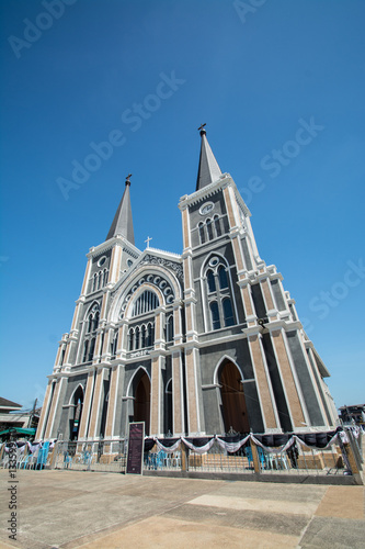 Patisonthi Niramol historical Catholic church in Chantaburi prov photo