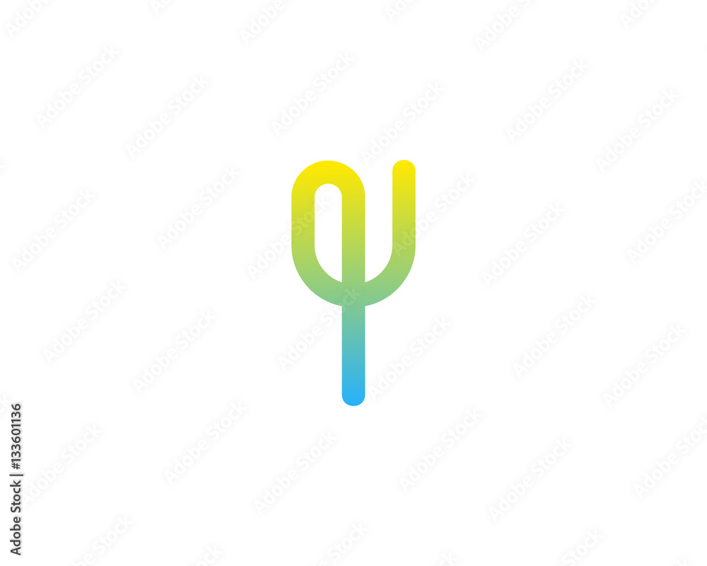 Initial Letter Y Simple Logo Design Element Initial Letter Y Simple Logo Design Element