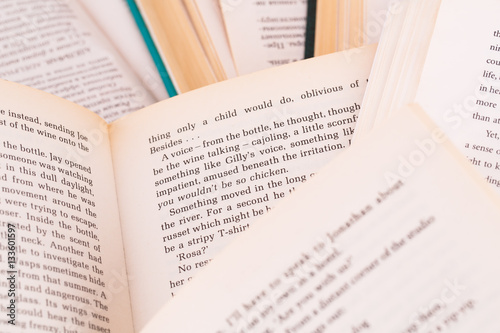 Wallpaper Mural Opened books Torontodigital.ca