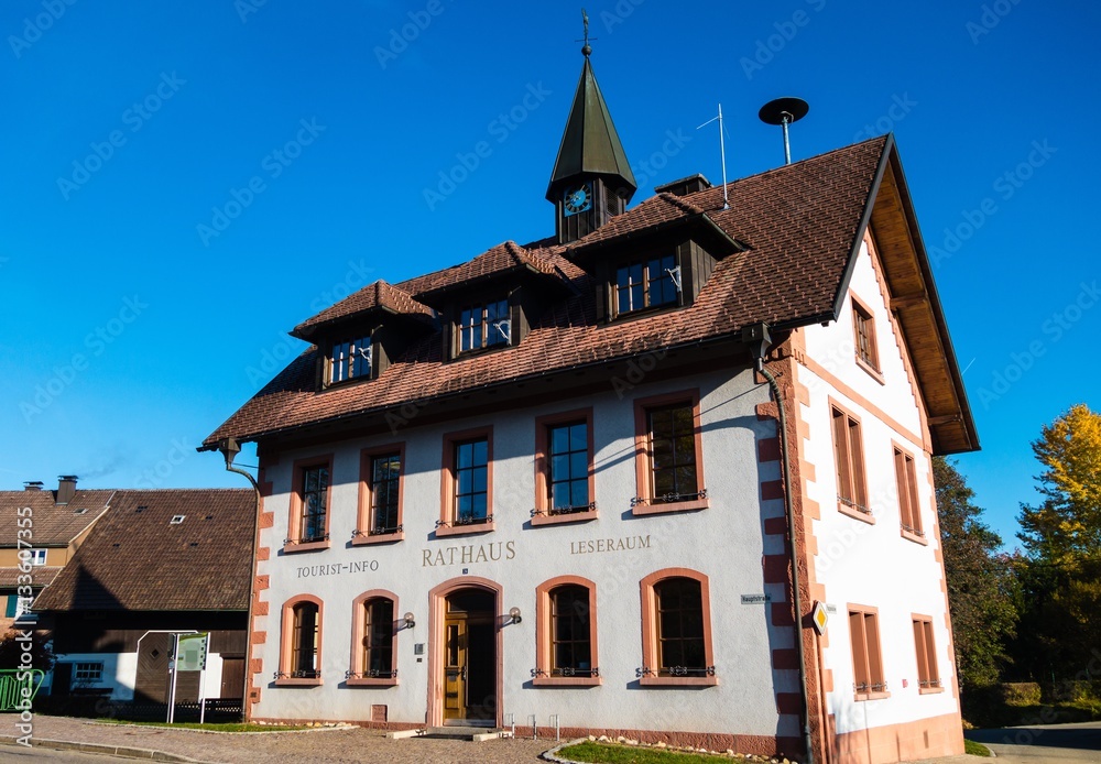 Obraz premium Rathaus Friedenweiler