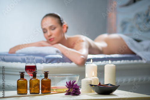 Woman in a spa - salon