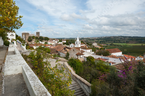 Portugal Obidos village / Portugal の古い城塞都市Obidos の風景、