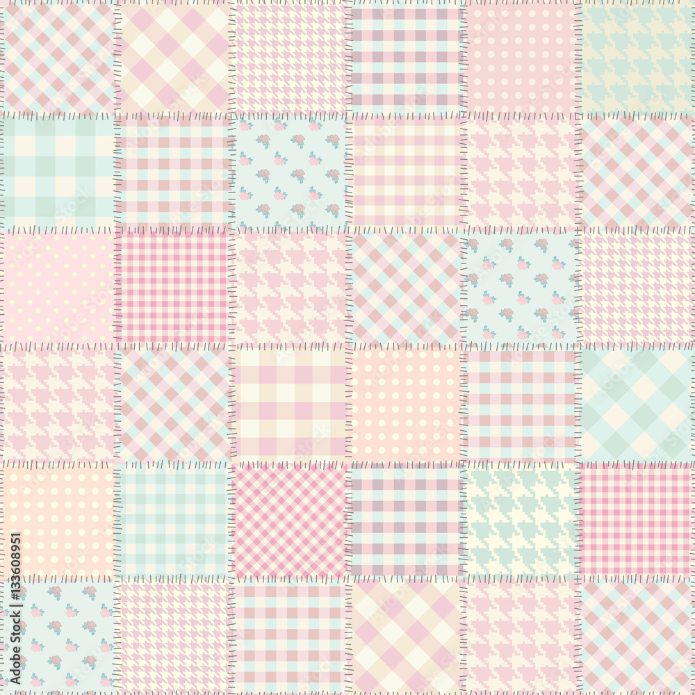 Patchwork in style Shabby chic