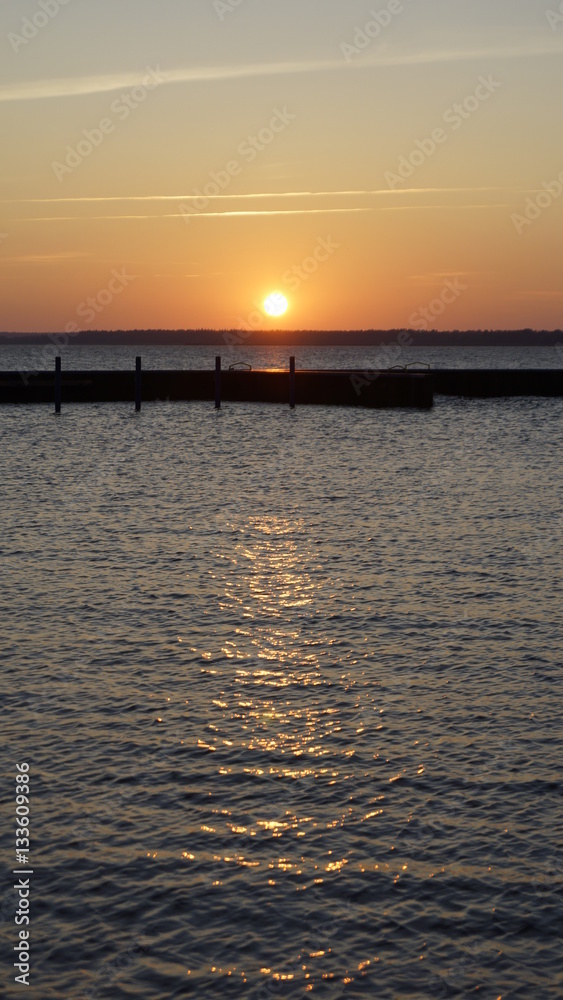 Obraz premium Sonnenuntergang Ostsee