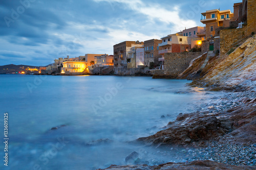 Fototapeta Naklejka Na Ścianę i Meble -  Town of Ermoupoli on Syros island.