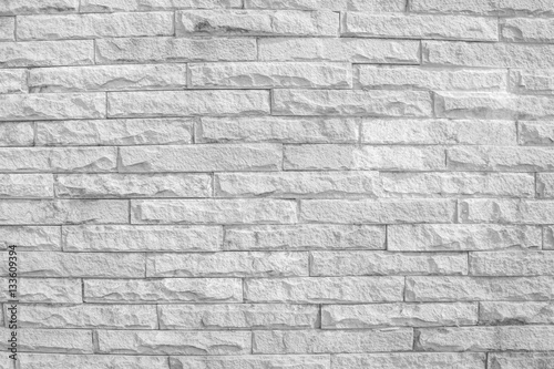 Background of old vintage White brick wall
