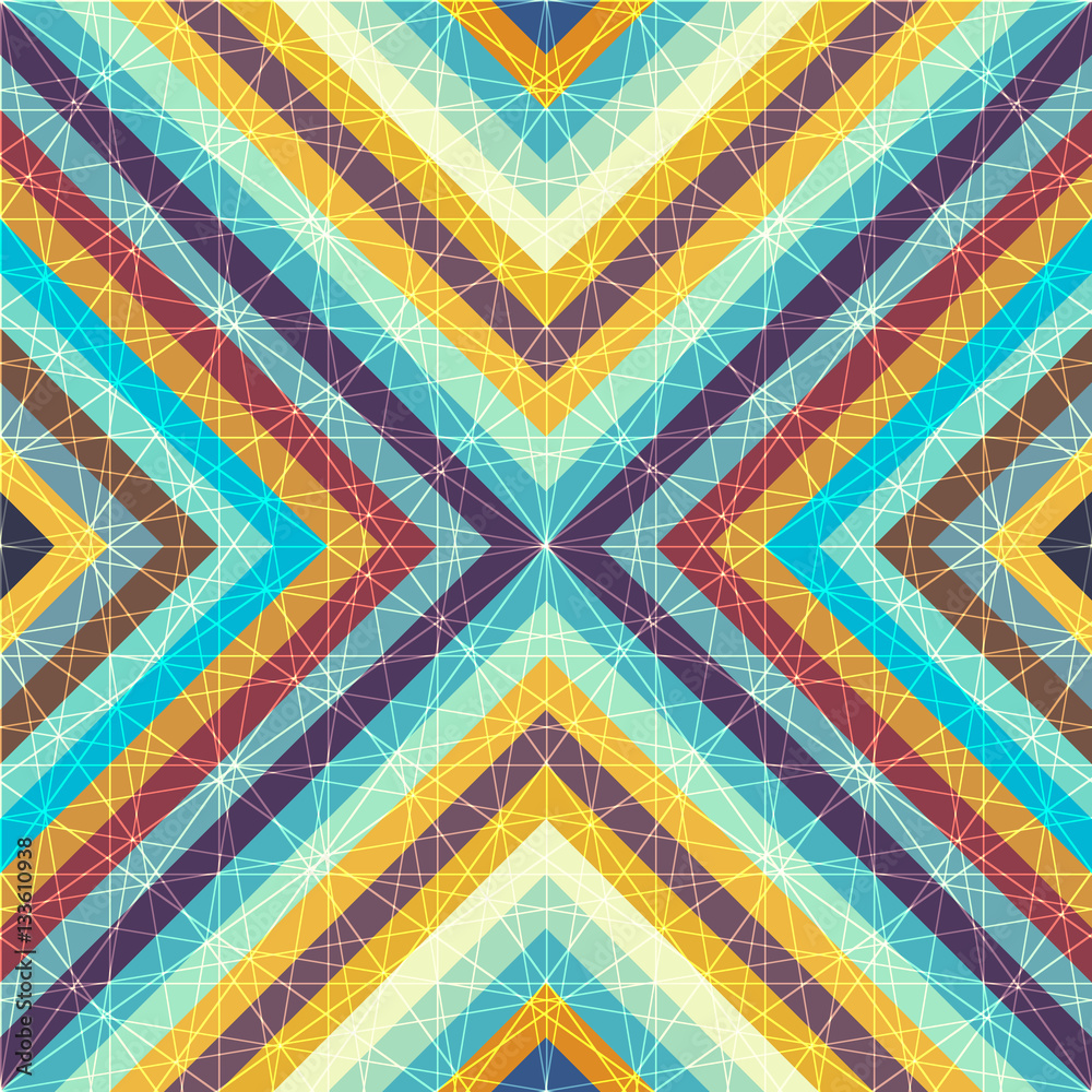 Geometric abstract pattern. Geometric abstract pattern.