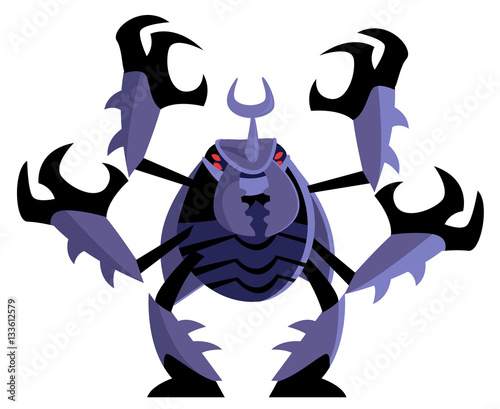 evil bug scarab beetle