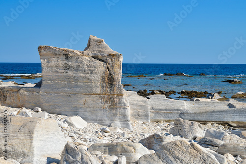 Aliki ancient marble quarry Thassos Greece
