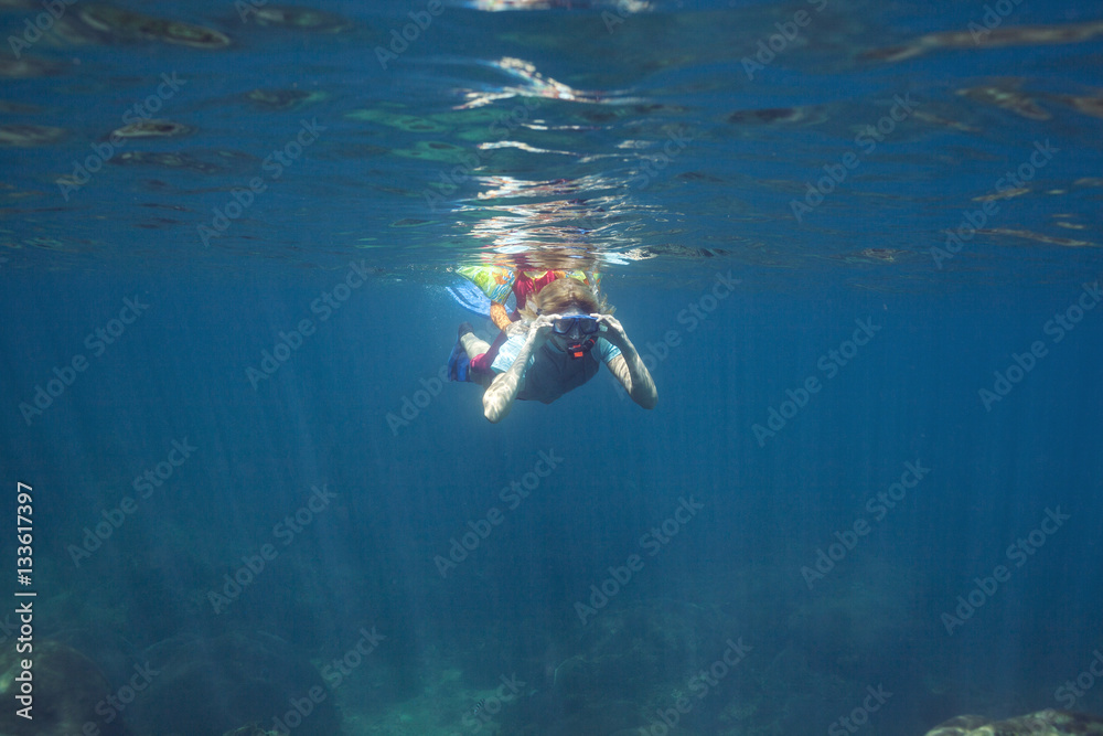 Child diving Child diving