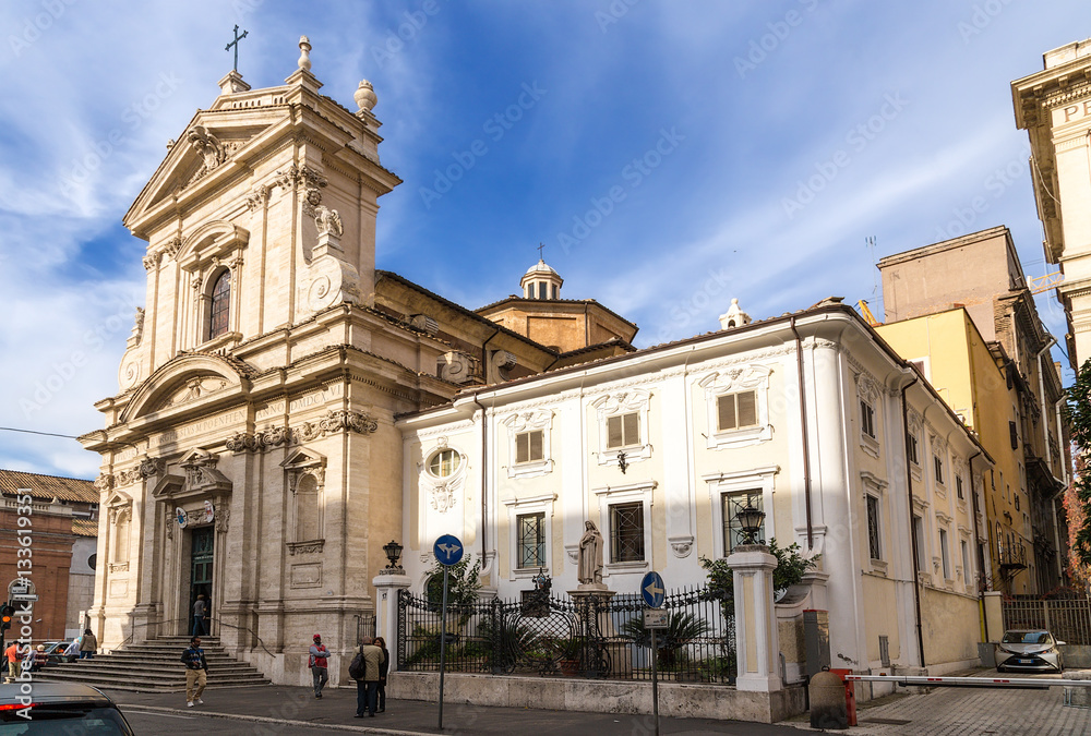 Rome, Italy. Church of Santa Maria della Vittoria, 1605 - 1622 years